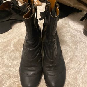 Chloe fun leather shirt boots